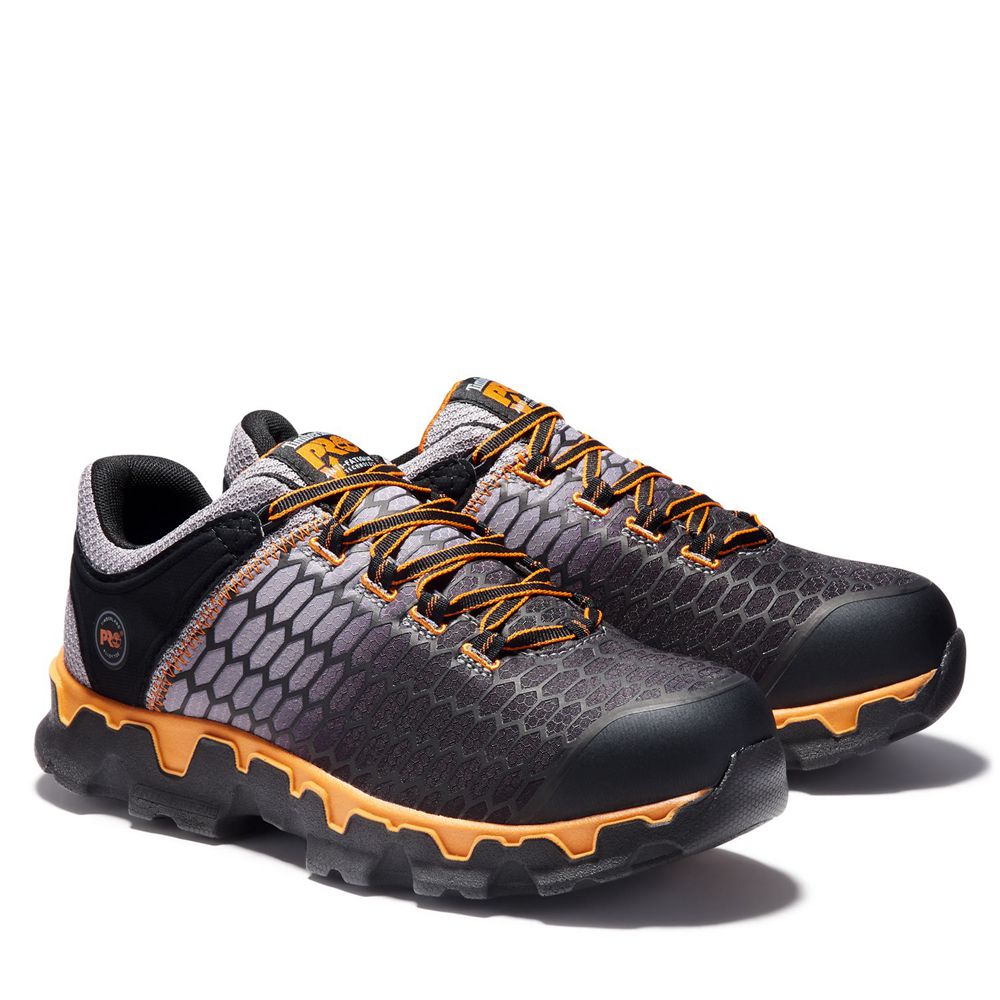 Zapatos De Seguridad Timberland Hombre Pro® Powertrain Sport Alloy Toe Sd Gris/Negras - Chile VWD-09